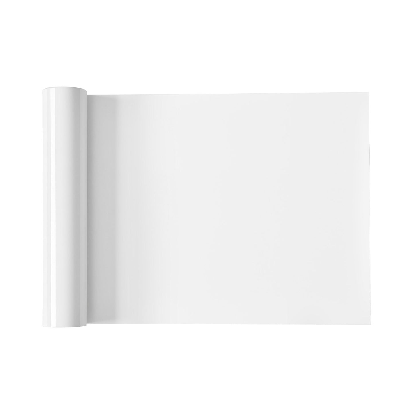 Heat Transfer Vinyl, 12 in x 70 ft, Glossy White HTV Iron on Vinyl Roll, Easy to Cut and Weed, Strong Adhesion, Compatible with Cutting Machines, for Various Materials, T-shirts, Pillows, Hats