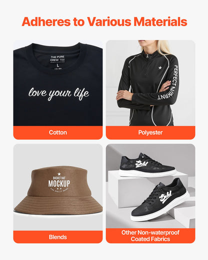 Heat Transfer Vinyl, 30 Pack, 12 x 12 in, Assorted Colors HTV Iron on Vinyl Bundle, Easy to Cut and Weed, with Accessories, Compatible with Cutting Machines, for Various Materials, T-shirts