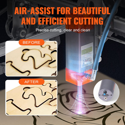 Laser Engraver, 10W Output Laser Engraving Machine, 15.7" x 15.7" Large Working Area, 10000mm/min Movement Speed, Compressed Spot with Rotary Roller, Laser Cutter for Wood, Certain Metal