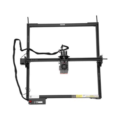 Laser Engraver, 20W Output, Laser Engraving Cutter Machine, 13.7 x 15.7 in/35 x 40 cm Working Area, 10000 mm/min Movement Speed, Compressed Spot with Eye Protection, for Wood, Certain Metal