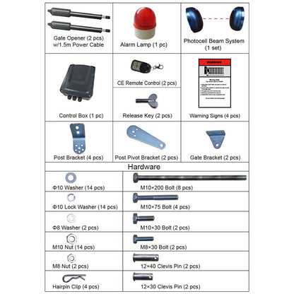 Automatischer Doppeloszillations-Türöffner Garagentorantrieb 457 mm