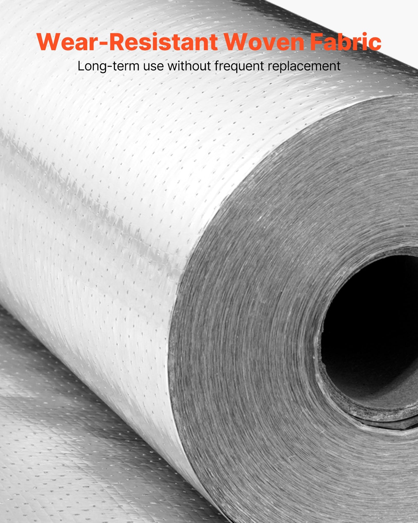 Double Reflective Insulation Roll, Perforated Woven Fabric Radiant Barrier, 0.15mm 48 in x 125 ft, Double-Sided Aluminum Foil Heat Reflective Shield, Thermal Insulation Roll for Window RV Roof