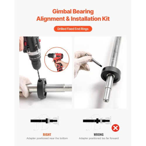 Alignment Tool Gimbal Bearing Puller Installer för Mercruisers OMC Volvo |  EU