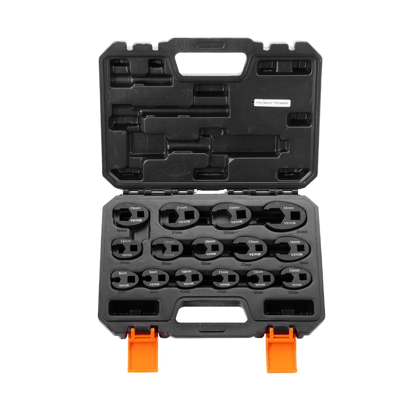 Crowfoot wrench set 1/2