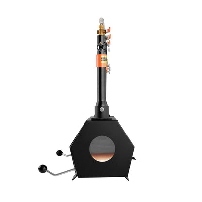 Portable Propane Forge, 3 Burners, 2600℉ Tool and Knife Making Blacksmithing Farrier Forge, Large Capacity Hexagon, Cold-Rolled Steel Gas Forging Tools and Equipment, Use for Metal Forging