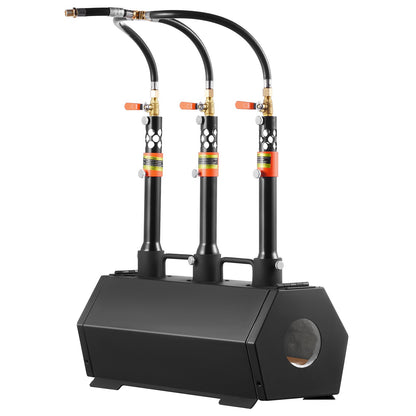 Portable Propane Forge 3 brännare hovslagare Forge 2600℉ Verktygskniv Metal Forge