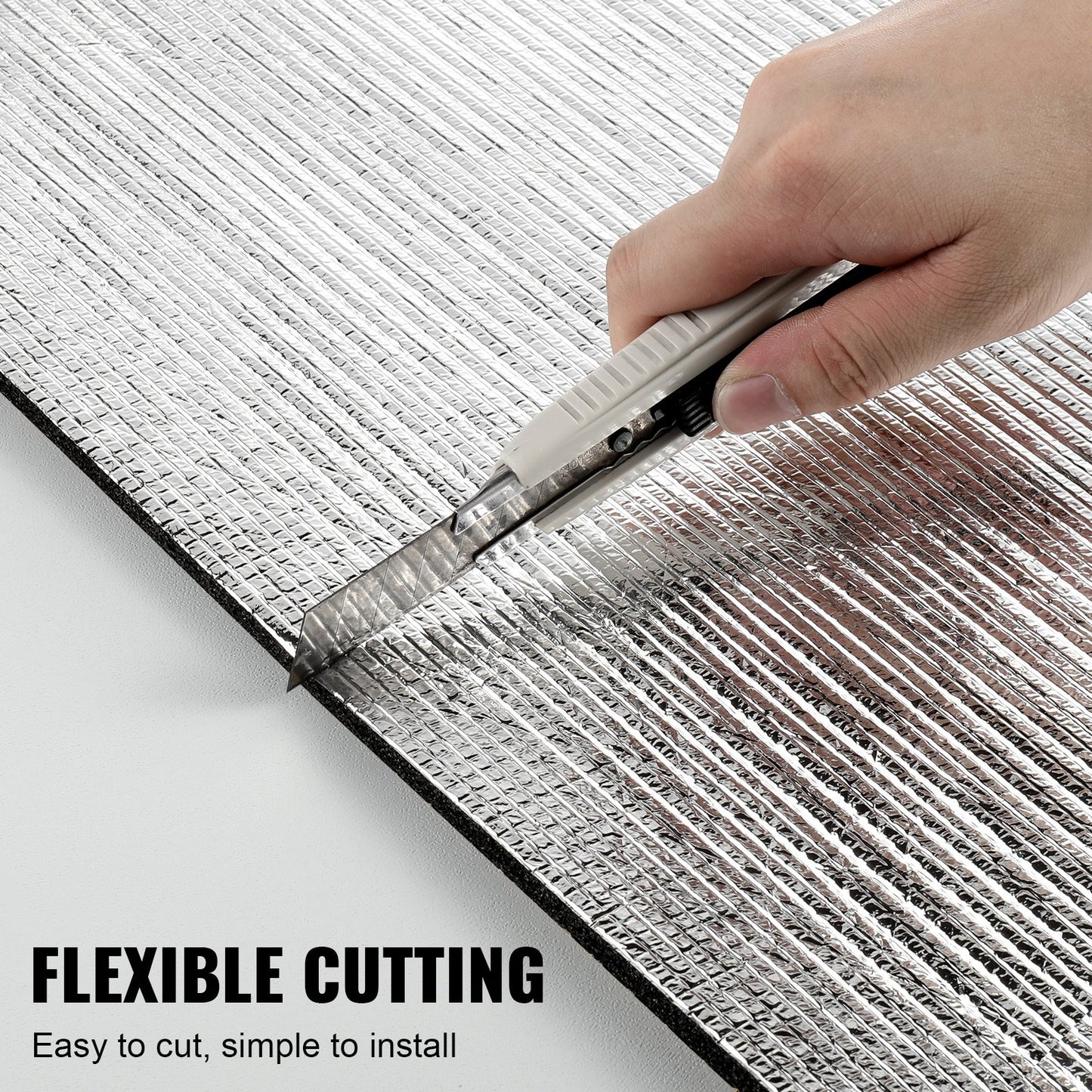 Insulation Roll Aluminum Foil XPE Foam Core Radiant Barrier 40 in. x 5 ft