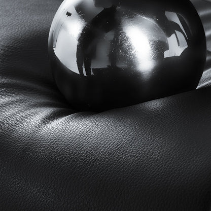 Executive Office Chair with Cutting-Edge Adjustable Lumbar Support, High Back PU Leather Office Chair Ergonomic for Back Pain, with Padded Flip-Up Arms