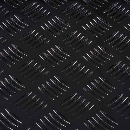 112 cm x 43 cm x 43 cm Hochleistungs-Werkzeugkasten aus Aluminium für die Ladefläche, schwarz