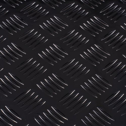 112 cm x 43 cm x 43 cm Hochleistungs-Werkzeugkasten aus Aluminium für die Ladefläche, schwarz