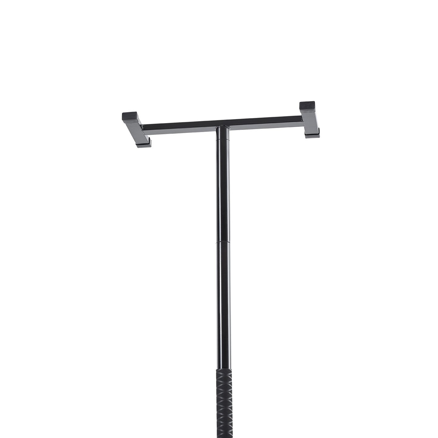 Golv-till-tak överföringsstång 300 pund Kapacitet för 7-10 fot tak svart