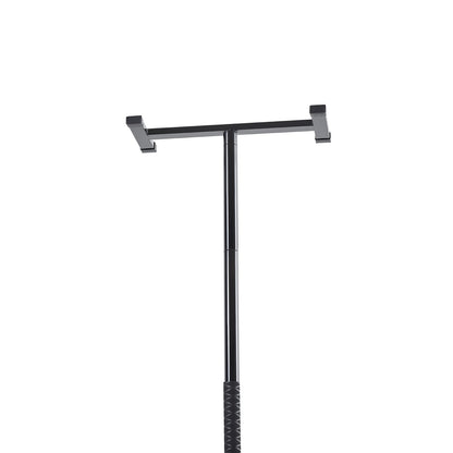 Golv-till-tak överföringsstång 300 pund Kapacitet för 7-10 fot tak svart
