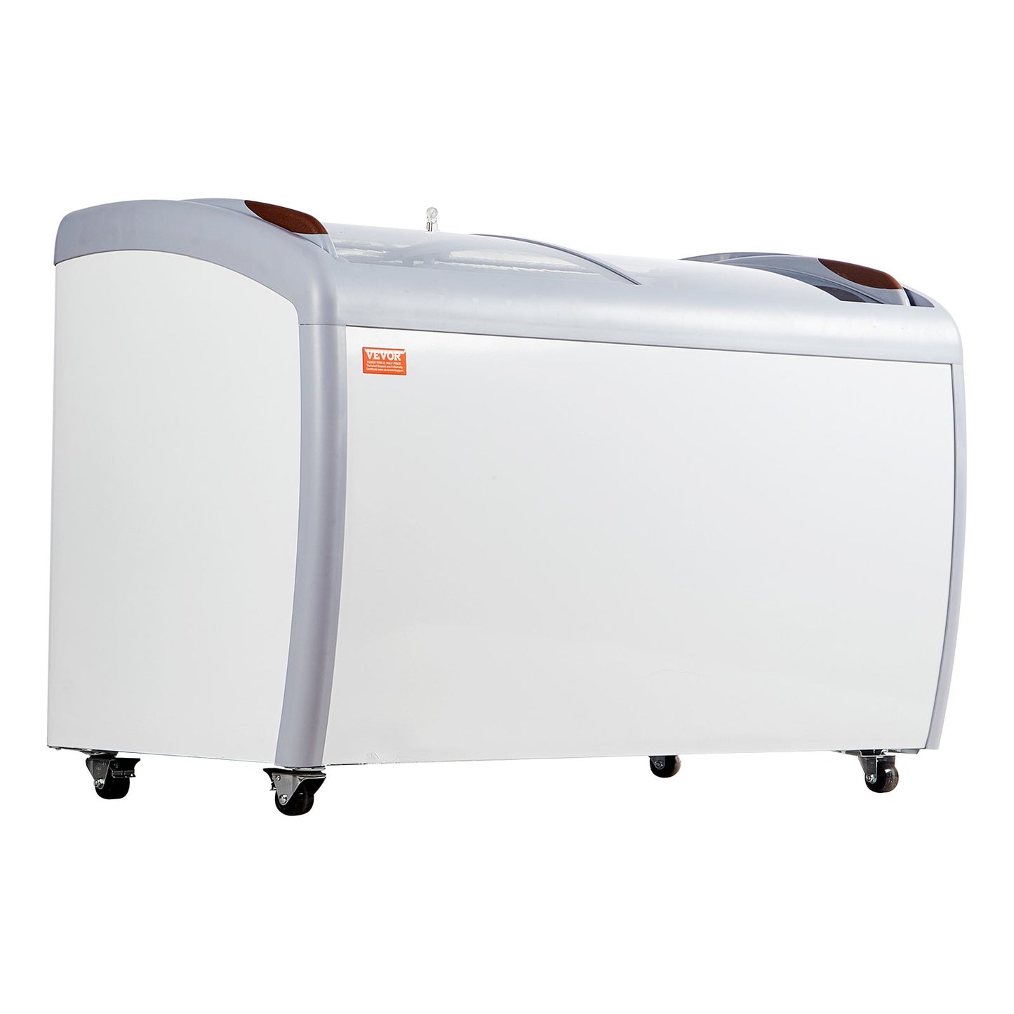 362 L kommerzielle Glasvitrine für Eiscreme-Gefrierschrank