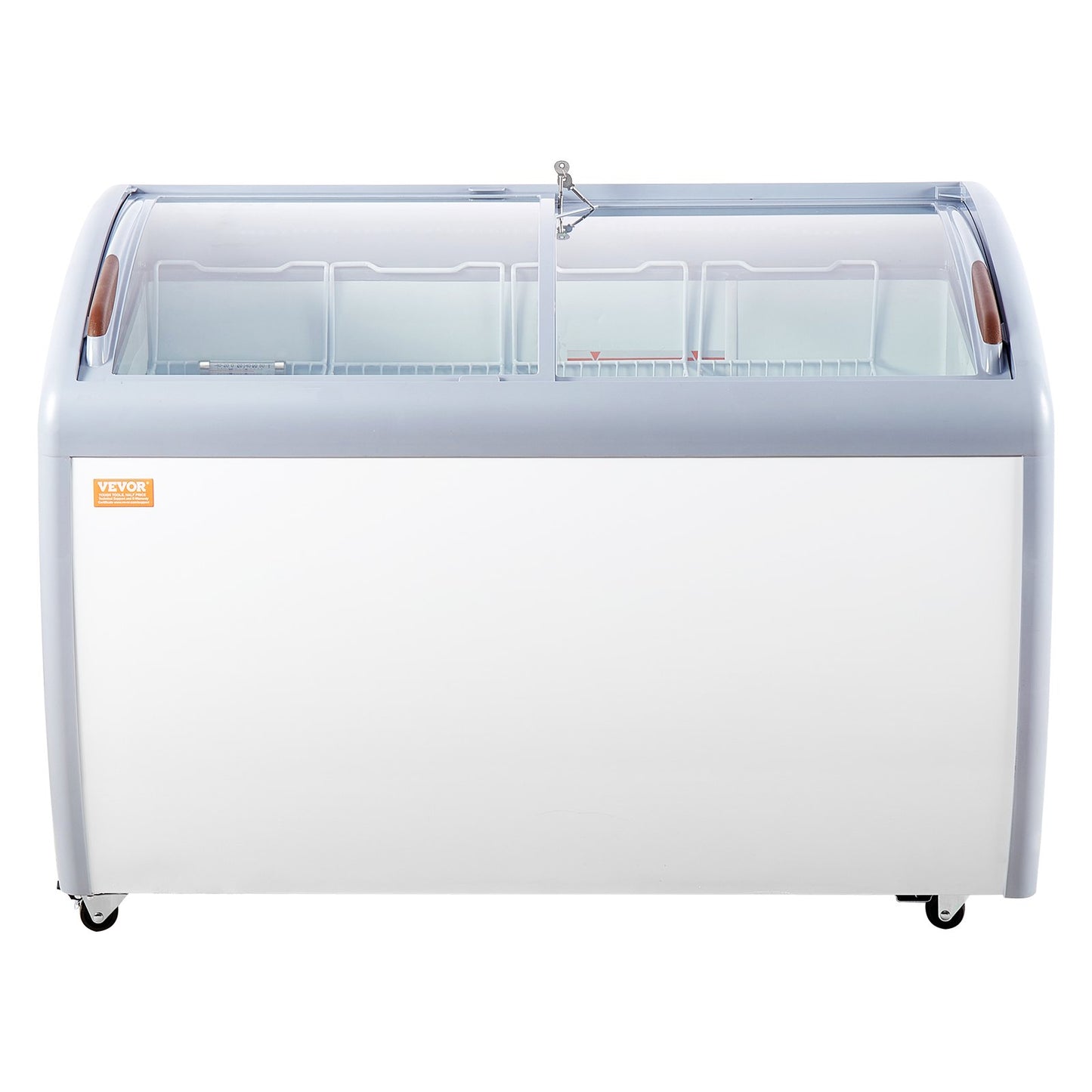 362 L kommerzielle Glasvitrine für Eiscreme-Gefrierschrank