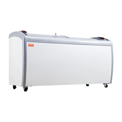 460 L kommerzielle Glasvitrine für Eiscreme-Gefrierschrank