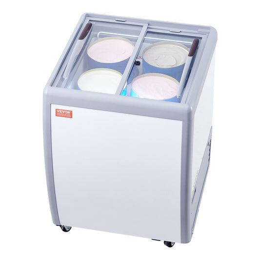158 L kommerzieller Eiscreme-Display-Gelato-Tauchgefrierschrank