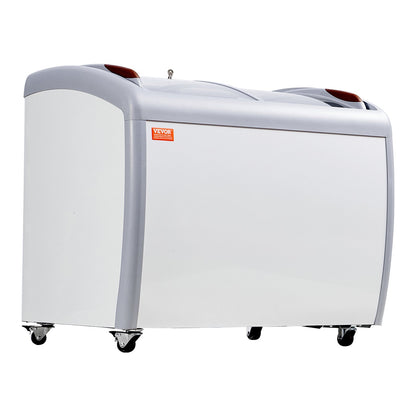 264 L kommerzielle Glasvitrine für Eiscreme-Gefrierschrank