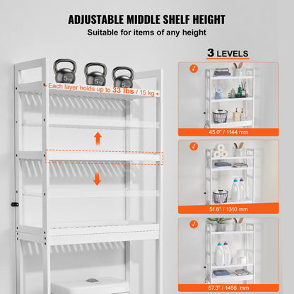 Über der Toilette Aufbewahrung 3-Tier Badezimmer Regal Rack Space Saver Organizer