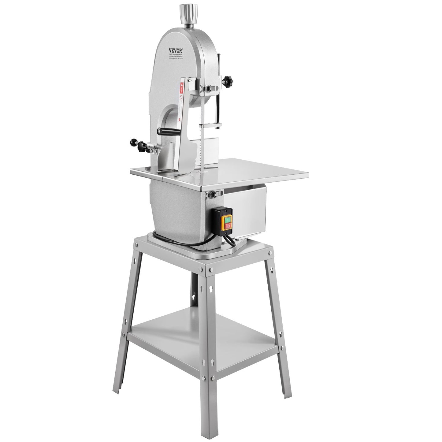 1800W Commercial Electric Meat Band Saw Stainless Steel Bone Saw Machine