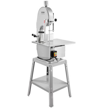 1800W Commercial Electric Meat Band Saw Stainless Steel Bone Saw Machine