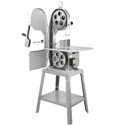 1800W Commercial Electric Meat Band Saw Stainless Steel Bone Saw Machine