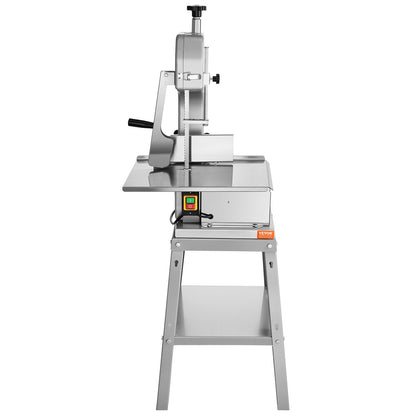 850W Commercial Electric Meat Band Saw Stainless Steel Bone Saw Machine