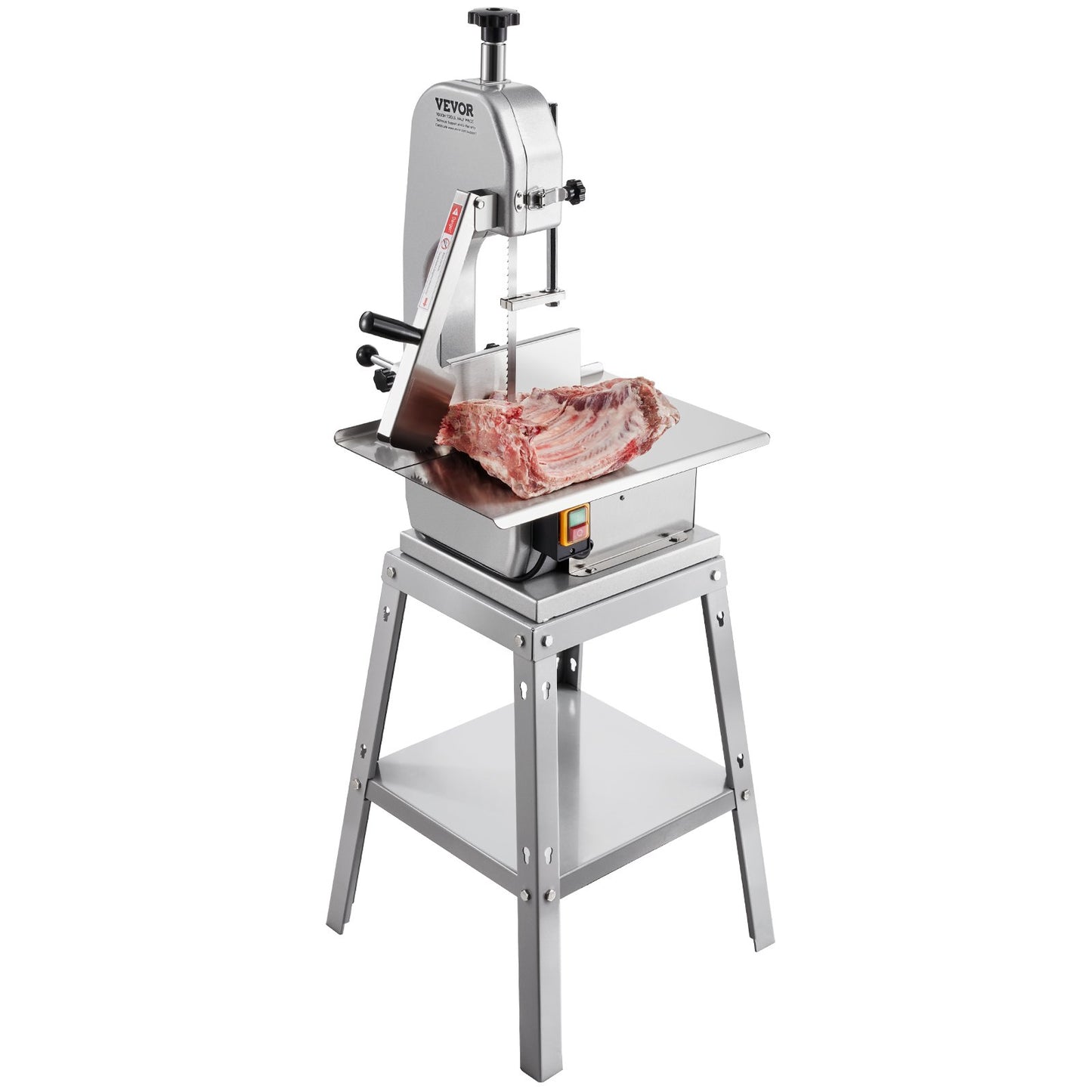 850W Commercial Electric Meat Band Saw Stainless Steel Bone Saw Machine