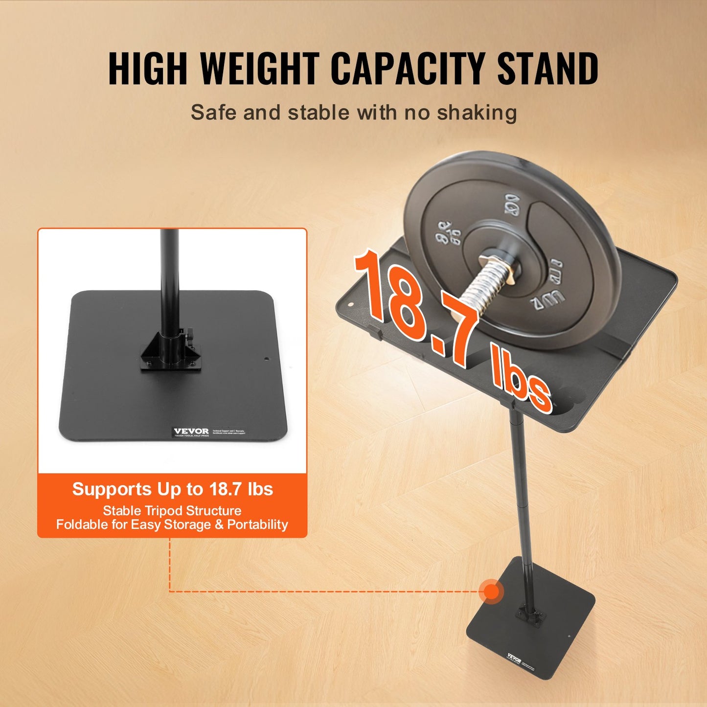 Projector stand Projector floor stand Adjustable height from 30.3 to 63.4