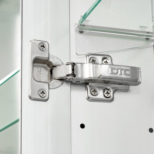 Medikamentenschrank mit Spiegel und Beleuchtung 50 x 70 cm, Wandeinbau