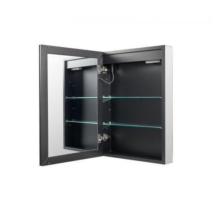 Medikamentenschrank mit Spiegel und Beleuchtung 50 x 70 cm, Wandeinbau