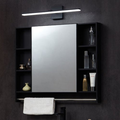 Bathroom Vanity Light Bar, 24.02-Inch, LED Modern Light Fixture Over Mirror, with 360° Rotatable, IP44 Waterproof, 18W, 6000K, Wall Lighting for Bathroom, Living Room, Bedroom, Hallway, Black