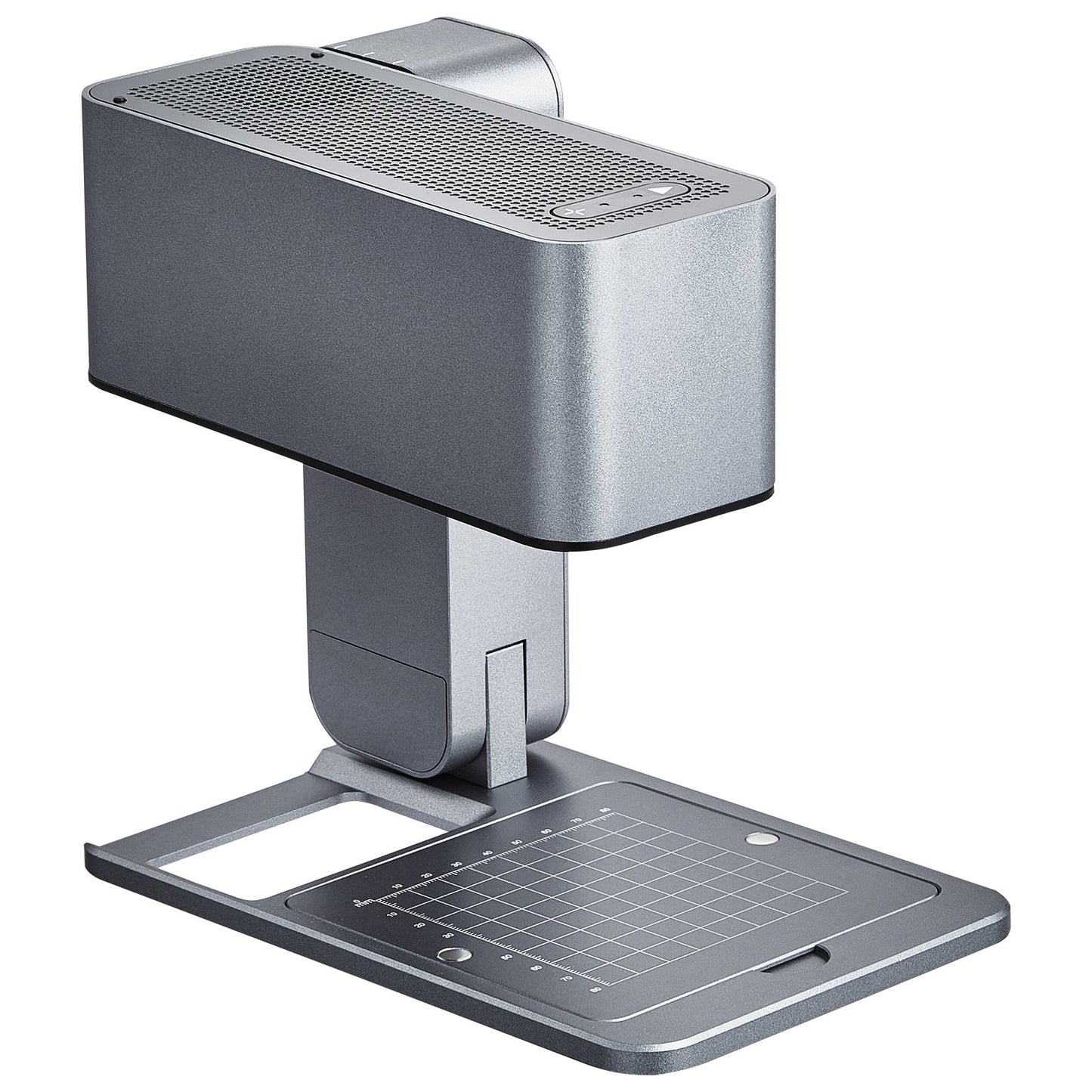 Bärbar Lasergravör 600 mm/s 5W Höghastighets Handhållen Gravyrmaskin 3,14'' X 3,14'' Gravyrarea Kompatibel med Android, Ios och Windows för metall Enkel Blå Laser Trä Läder Akrylfiber Smycken Glas