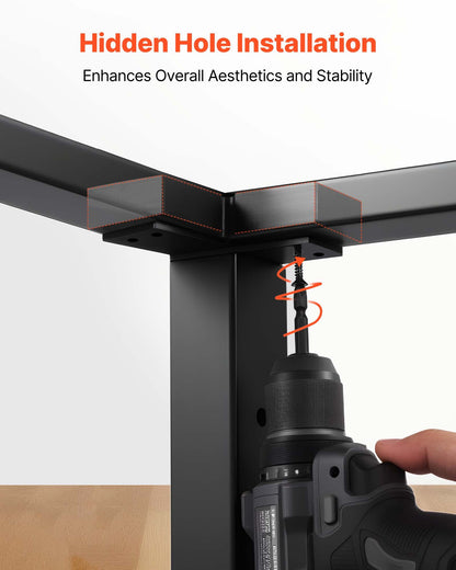 2 Pack Corner Connectors for Handrail, Extension Stair Railing Accessories, POM Hand Rail Connector Fittings for Rectangular Cable Railing, Deck Cable Rail System Outdoor, Matte Black, HT-05