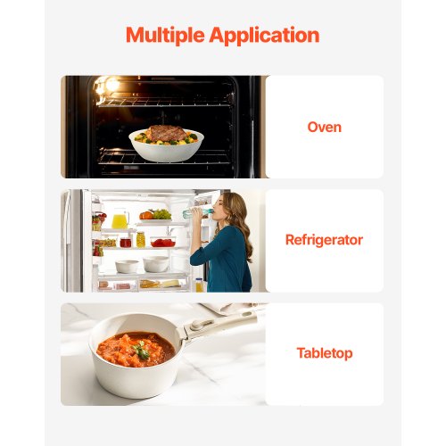 17-teiliges Topf- und Pfannenset Granit Antihaft-Kochgeschirr Weiß | EU