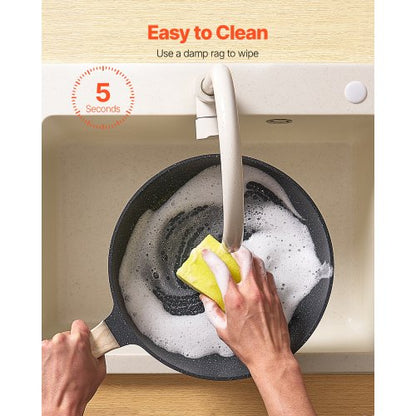 19-teiliges Topf- und Pfannenset Granite Antihaftbeschichtung Schwarz | EU