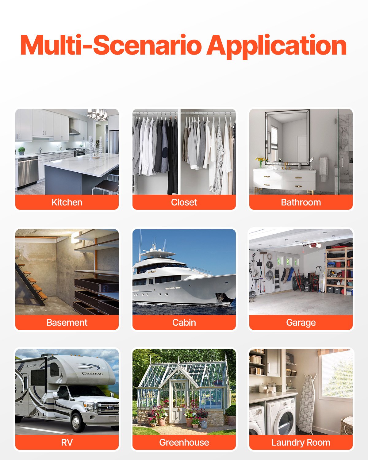 Moisture Absorber Bucket, 2 Packs 16.2 oz Hi-Capacity Moisture Absorber Bucket with 800ml Storage Area & Reusable Outer Bucket for Long-Term Use, Fragrance Free Moisture Absorber for Fresher Air