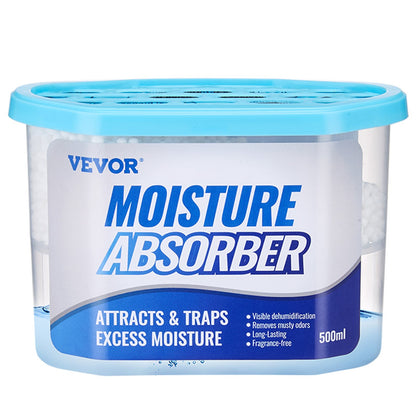 Moisture Absorber Boxes, 10.8 oz Humidity Absorber Boxes(6 Packs), Fragrance Free Dehumidifier Attracts Extra Moisture from Your Bathroom, Closet, and Kitchen