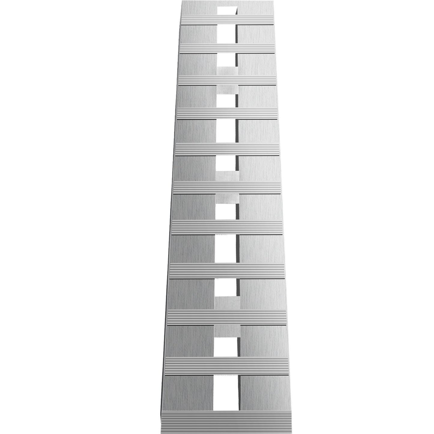 60\'\' X 12\'\' Aluminum Trailer Ramps 6000LBS Total Beavertail Hook End 1 Pair 2 Ramps