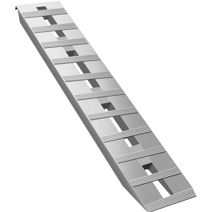 60\'\' X 12\'\' Aluminum Trailer Ramps 6000LBS Total Beavertail Hook End 1 Pair 2 Ramps
