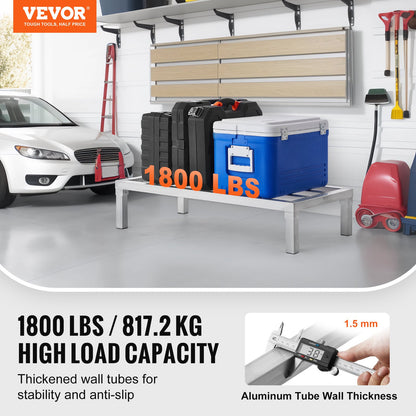 Stödställ i aluminium Stationärt Stötställ 36" x 20" x 8" Förvaringsställ