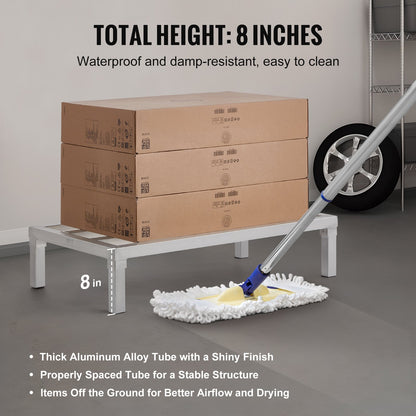 Stödställ i aluminium Stationärt Stötställ 36" x 20" x 8" Förvaringsställ