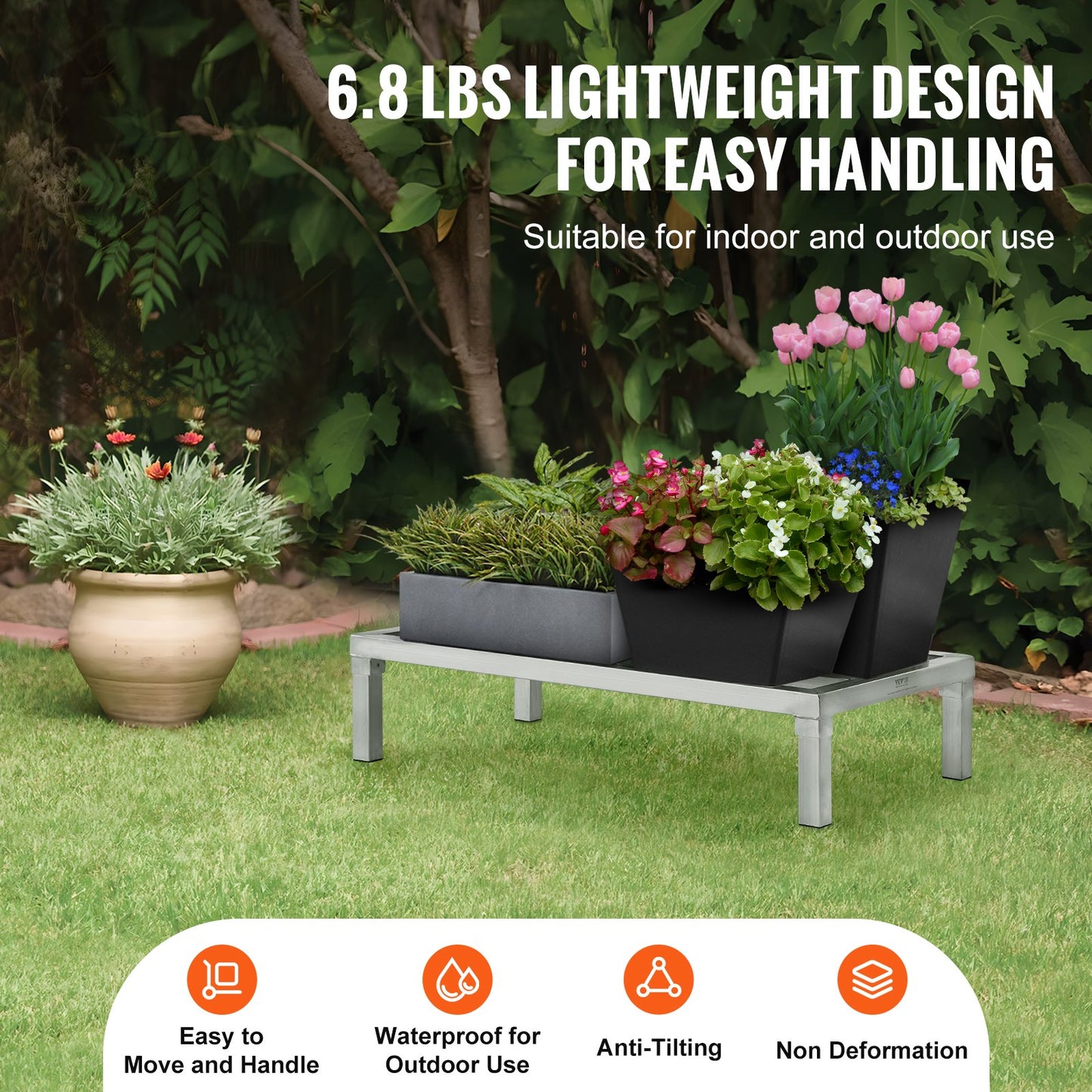 Stödställ i aluminium Stationärt Stötställ 36" x 20" x 8" Förvaringsställ