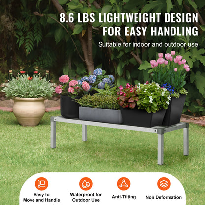 Stödställ i aluminium Stationär Stötställ 48" x 20" x 12" Förvaringsställ