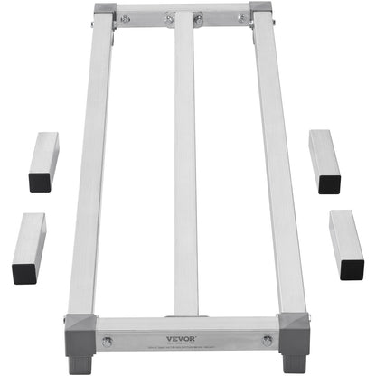 Stödställ i aluminium Stationär Stötställ 48" x 14" x 8" Förvaringsställ