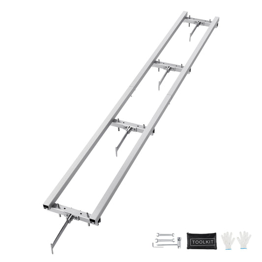 Rail Mill Guide System 9 ft motorsågsfräsning Rail Guide 4 tvärbalkssatser