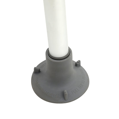 Haltegriff für die Toilette, Gestell für Toilettensitz, verstellbare Breite und Höhe, passend für die meisten Toiletten, trägt 300 kg, Toilettenhaltegriff mit gepolsterten Armlehnen für Behinderte, Senioren