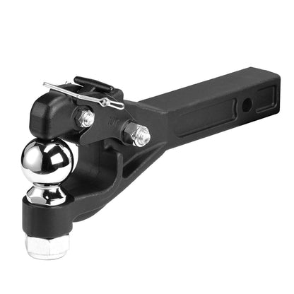 Pintle Hitch 2" mottagarekrok för 2,5 till 3-tums Lunette Ring 20000 lbs