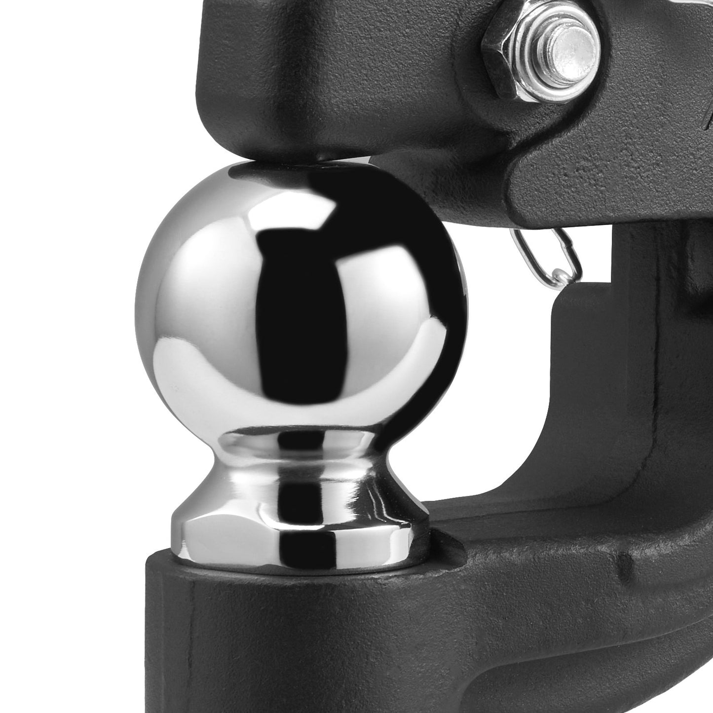 Pintle Hitch 2" mottagarekrok för 2,5 till 3-tums Lunette Ring 20000 lbs