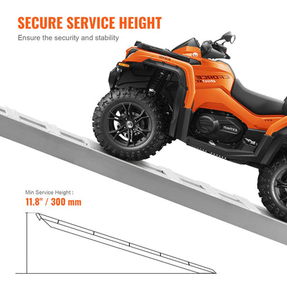 108" x 15" Aluminium-Rampen 10000 Pfund Kapazität Frachtrampen 2 STÜCK