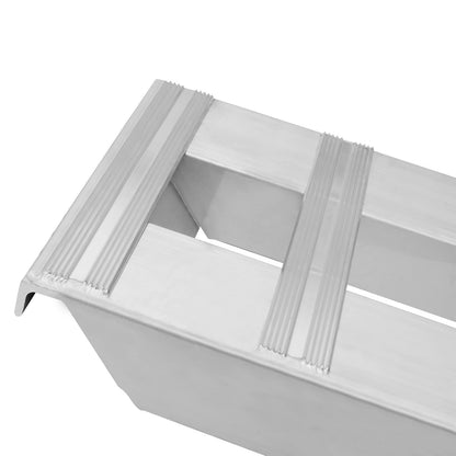 108" x 15" Aluminium-Rampen 10000 Pfund Kapazität Frachtrampen 2 STÜCK